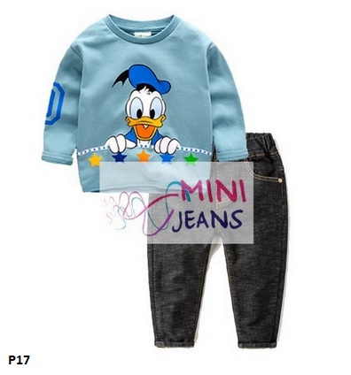 setelan anak donald duck